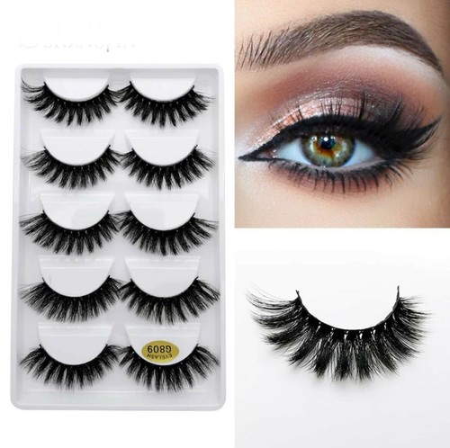 Paar echthaar wimpern - 5, 3d