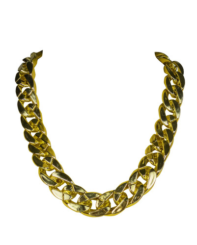 Goldfarbene xxl kette - kette, als
