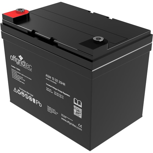 Agm batterie 32ah solar - solar,