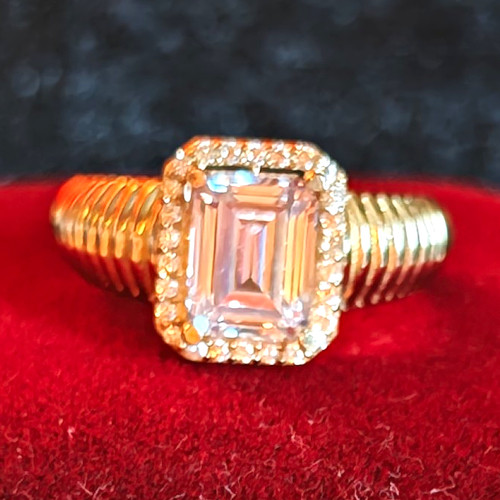 Ring 585 gelbgold mit - ring,