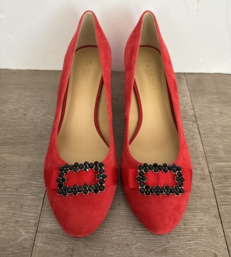 Talbots isadora red - talbots, suede