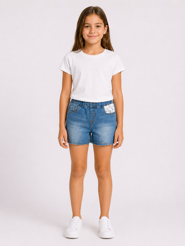 Dopodopo jeans shorts 128 - jeans-shorts, gr.128