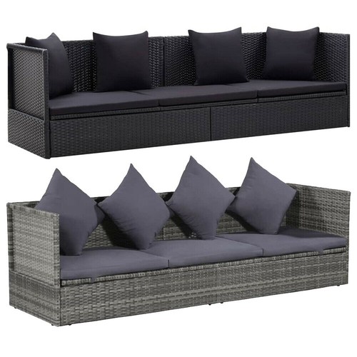 Gartensofa poly rattan - poly, lounger