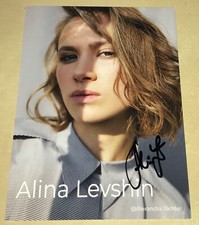 Alina Levshin Original Signierte Autogrammkarte Autogramm Karte TV Film Model #1