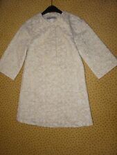 Sommermantel Ashley Brooke 3/4 Arm beige glänzend wie Brokat Gr. 34