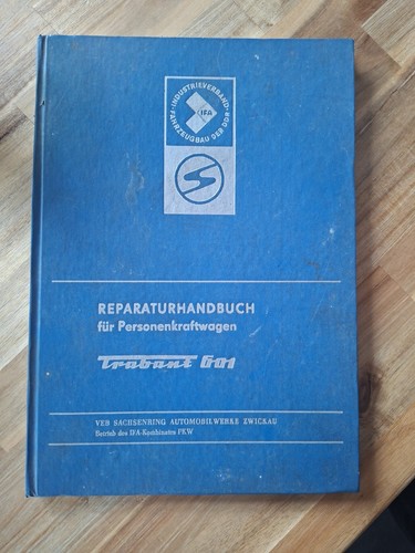 Reparatur handbuch trabant 601 - handbuch,