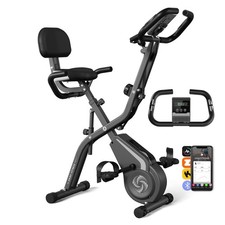 4-in-1 Heimtrainer Fahrrad Faltbar Ergometer Hometrainer Fahrrad mit LCD Monitor