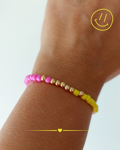 Elastisches perlenarmband - elastisches, i