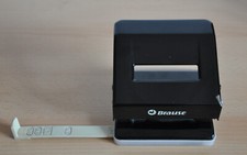 Alter Brause Locher Metall schwarz Schreibtisch Büro Vintage