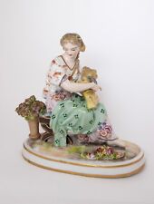 18. Jh. Original Königlich Neapel Capodimonte Demeter Porzellan Figur 21cm gross