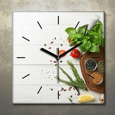 Wanduhr Uhr Wandbild Leinwand