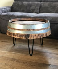 Weinfass Couchtisch Dreibein rustikal