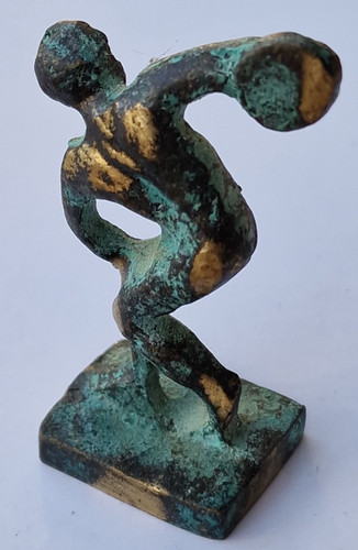 Kleine diskobolos statue aus - kleine,
