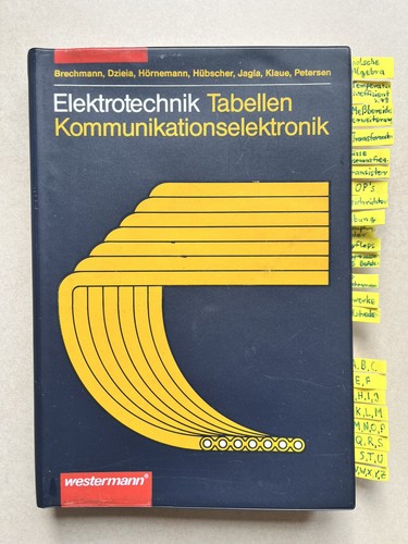 Elektrotechnik tabellen buch - elektrotechnik,