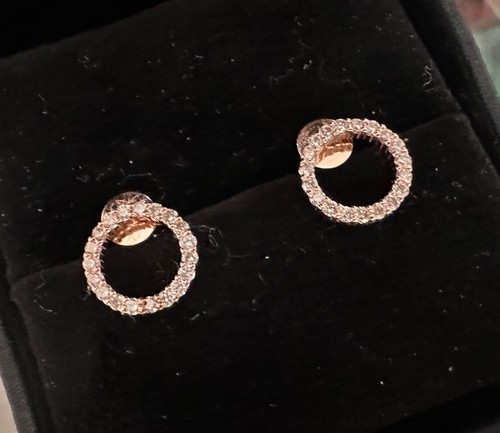 Brillant circle ohrringe 585 - circle,