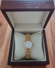 Damen UHR SCHWEIZ Alpina La Belle  [gold] & Holzbox