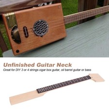 79,5 cm 21 Bünde Unfinished Cigar Box Gitarre Bass Maple Neck Rosewood Griffbret