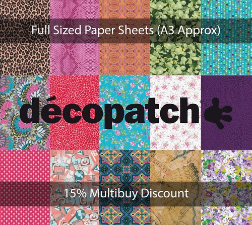 Decopatch ganzer papierbogen - decopatch,