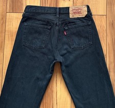 100%ORIGINAL VINTAGE LEVIS 501 JEANS GR. W30 L34 SCHWARZ 435968 2801 0665
