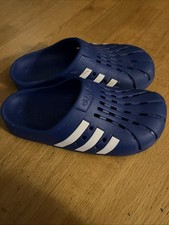 Adidas Badeschuhe 39 Blau Unisex Clog Sandale Adilette Badeschuh