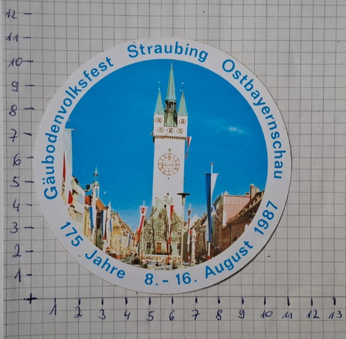 Aufkleber 175 jahre - "175,