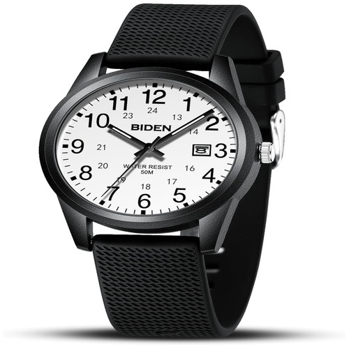 Herren armbanduhr edelstahl - armbanduhr, 50