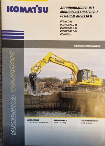 Komatsu abbruchbagger pc 210 - abbruchbagger,