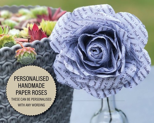 Personalisierte papier blume - papier,