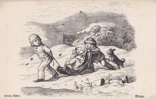 Künstler winter signiert - kÜnstler-ak,