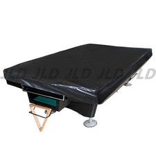 Schwarze Leder Billardtisch Abdeckung Robust Wasserdicht Staubresistent 8 Fuß G