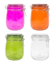 Drahtbügelglas 750ml Bügelverschluss Vorratsglas Einmachgläser Einweckglas Glas