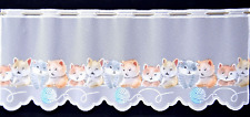 Süße Katzen Scheibengardine