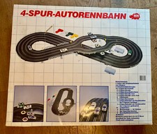 Dickie Autorennbahn 4-Spur-Autorennbahn in OVP / Top Zustand