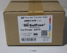 Solfree AWR470 111mm x 210m Thermotransferfolie, schwarz neu,versiegelt (C498)