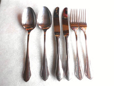 WMF Royal Chippendale 6 teilig Menübesteck Besteck Cromargan für 2 Personen