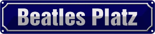 Blechschild 10x46 beatles - blechschild,