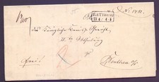 Faltbrief 1855 mit Stempel