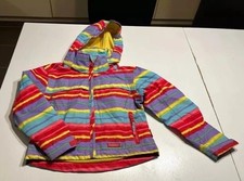 Bunt gestreifte Regenjacke - Größe: 98 - Marke: Outburst