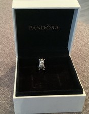 Pandora Charm Bienenkönig Bicolor 585Gold Krone Silber 925 ALE