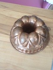 Alte antike Kupfer Backform Kuchenform Gugelhupf Backform groß 🎂