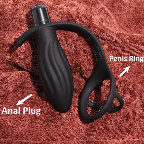 2in1 silikon penisring - 2in1,