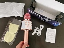 Karaoke Mikrofon Bluetooth LED