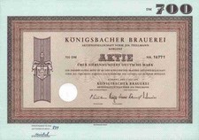 Königsbacher brauerei 1971 - königsbacher, ag