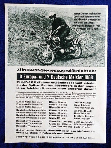 Zündapp europameister und - europameister,