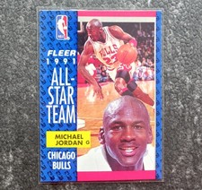 Michael Jordan 1991/92 Fleer NBA All-Star Team Chicago Bulls #211