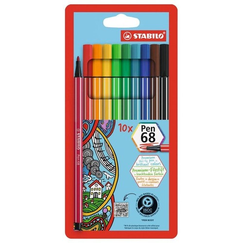 10x stabilo pen premium - 68,