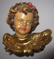 Putte aus Holz Blattgold von