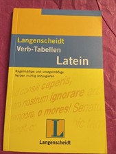 Langenscheidt - Verb-Tabellen Latein