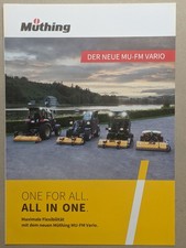 MÜTHING MU-FM Vario Mulcher Prospekt Traktor Bulldog Schlepper