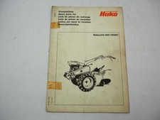 Hako Hakorette 200 (5022) Ersatzteilliste Ersatzteilkatalog 1970er Jahre